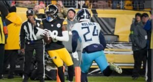 Match of Pittsburgh steelers against Tenessee Titans 