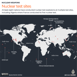 Nuclear test sites